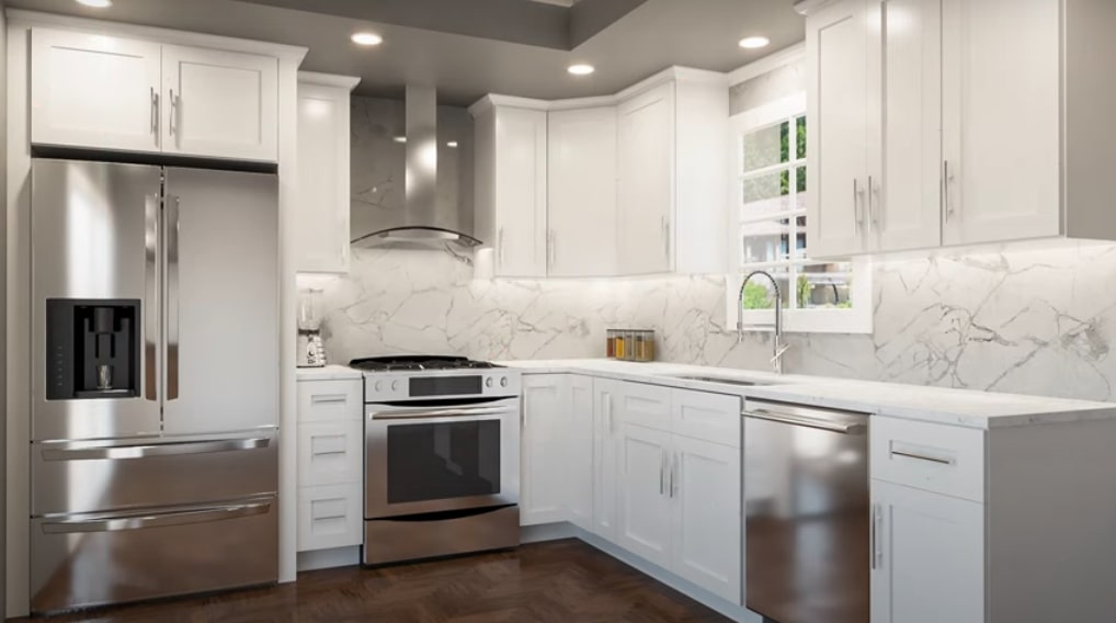 What is the standard height for a kitchen countertop